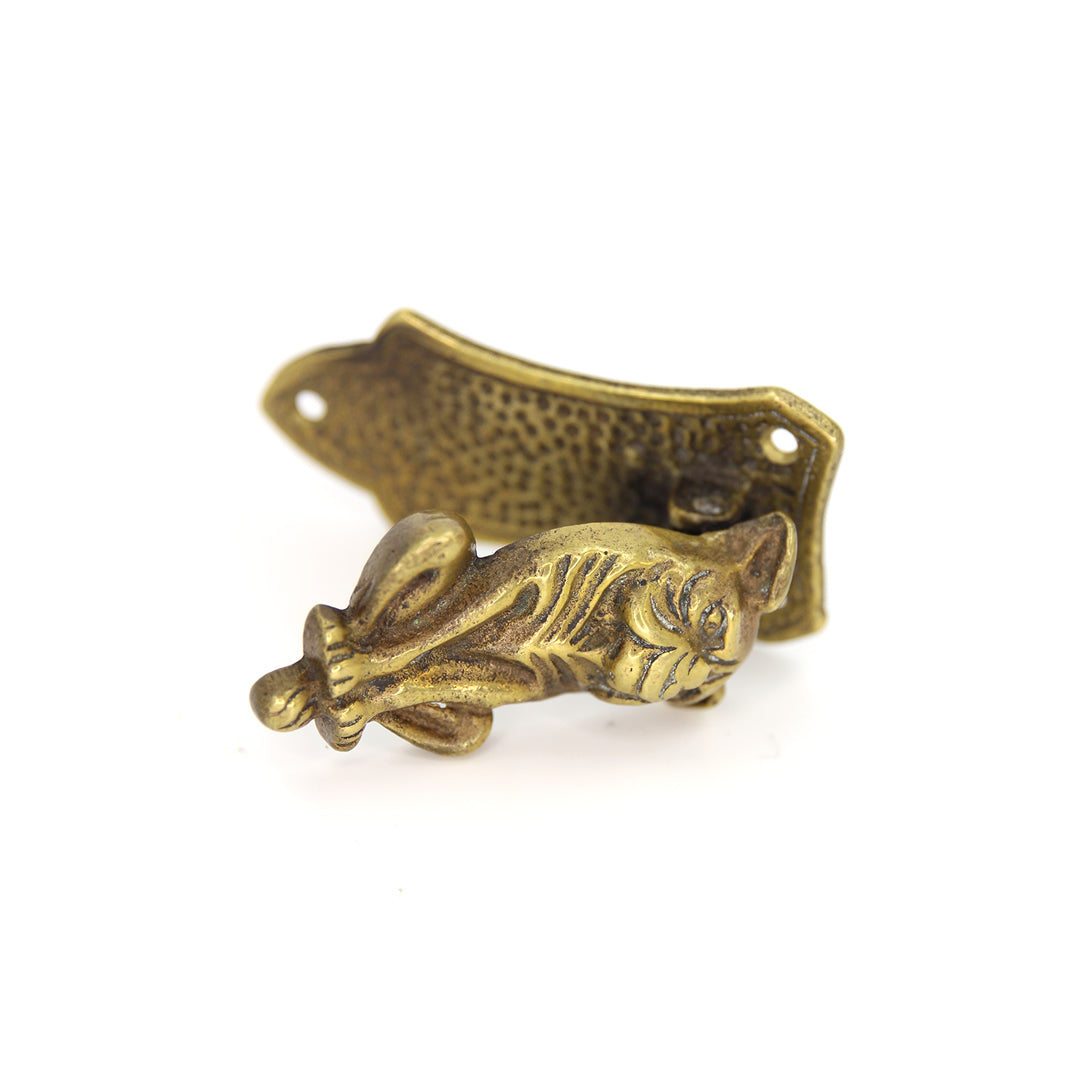 Vintage Brass Bulldog Door Knocker 3 - SOLD