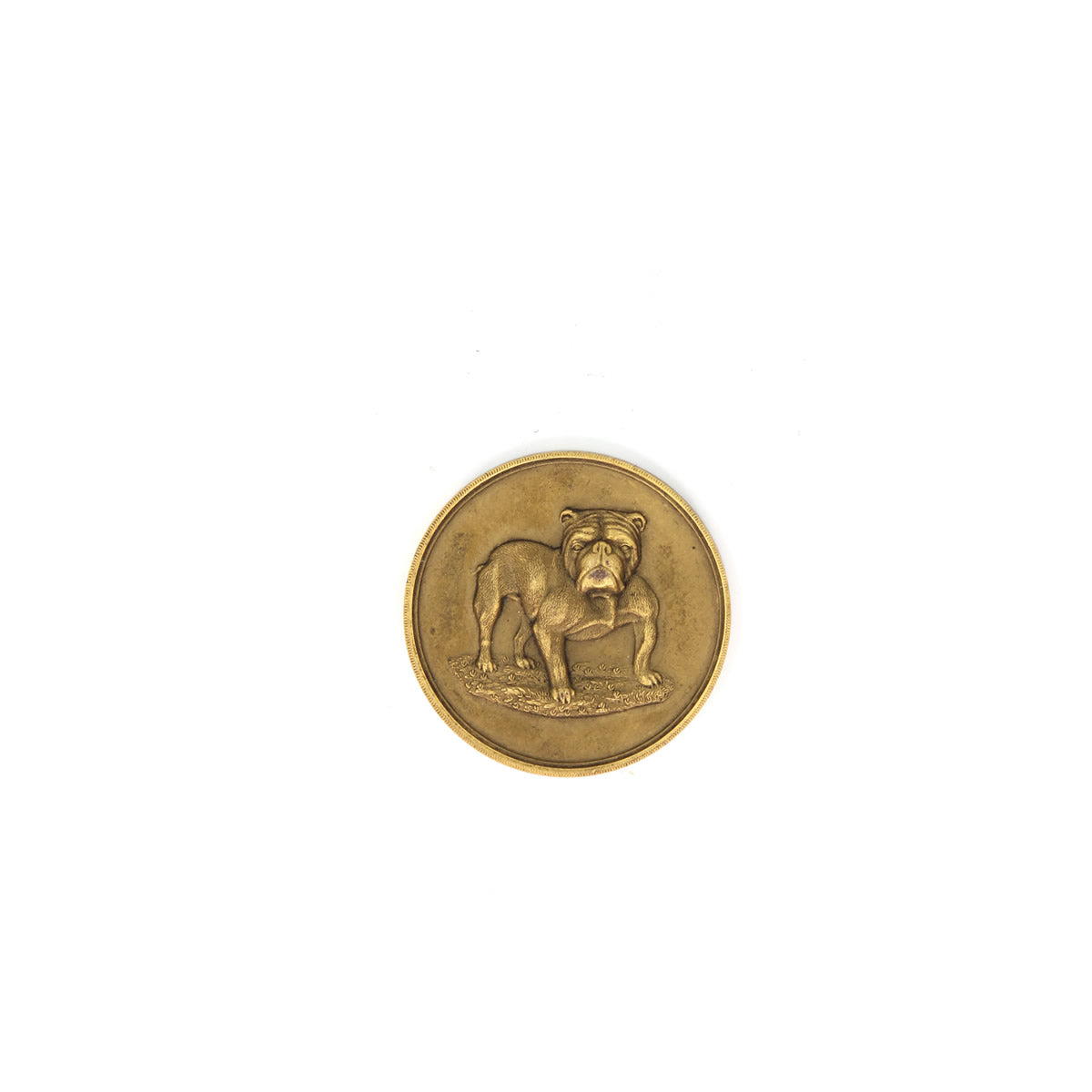 Northumberland Bulldog Club Medal (Gold Tone), c.1920's
