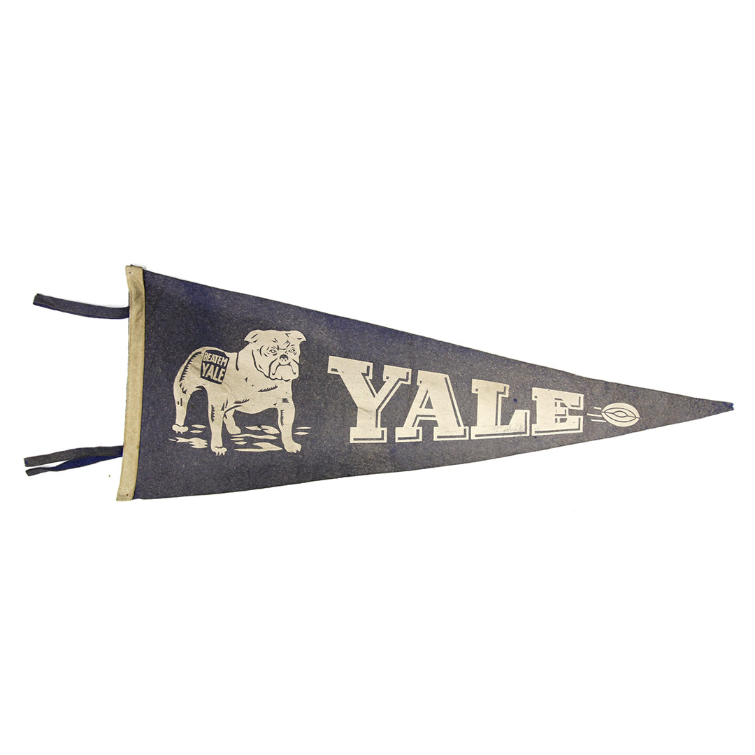 Vintage Yale University Wool Pennant