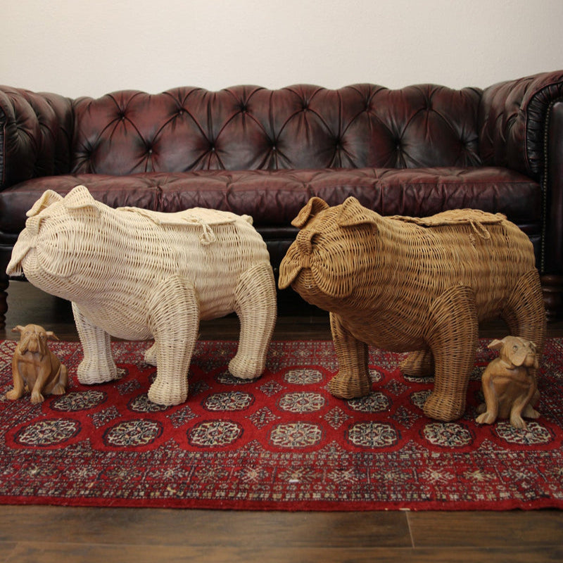 Sir Winston Wicker Bulldog (Chestnut)