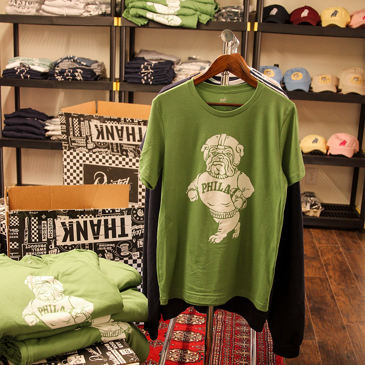 Philadelphia Bulldogs Tee (Leaf Green)