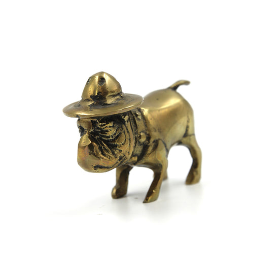 Vintage Brass USMC ‘Drill Seargent’ Bulldog - SOLD