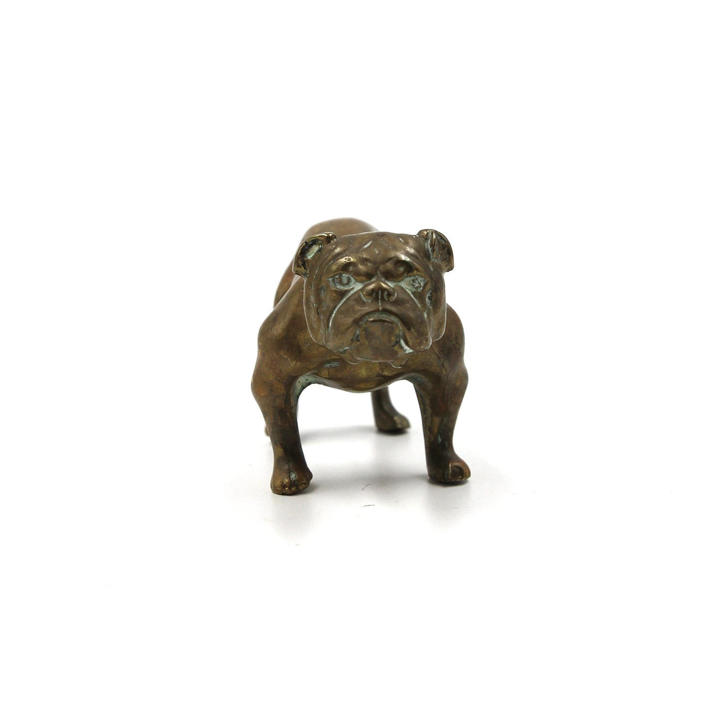 Antique Heavy Brass Bulldog - SOLD