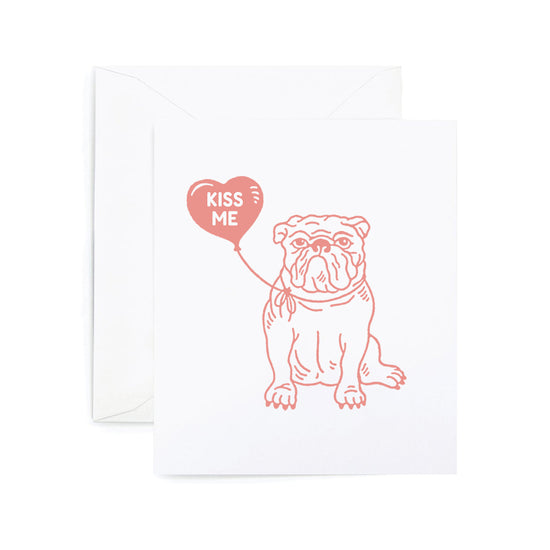 Bulldog Love Greeting Card