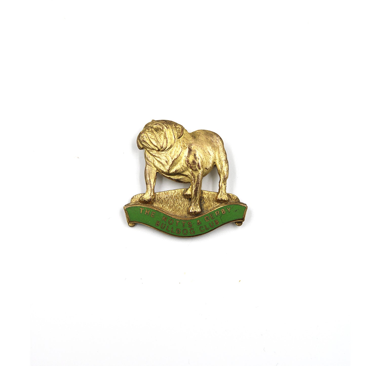 Vintage Notts & Derby Bulldog Club Badge - SOLD
