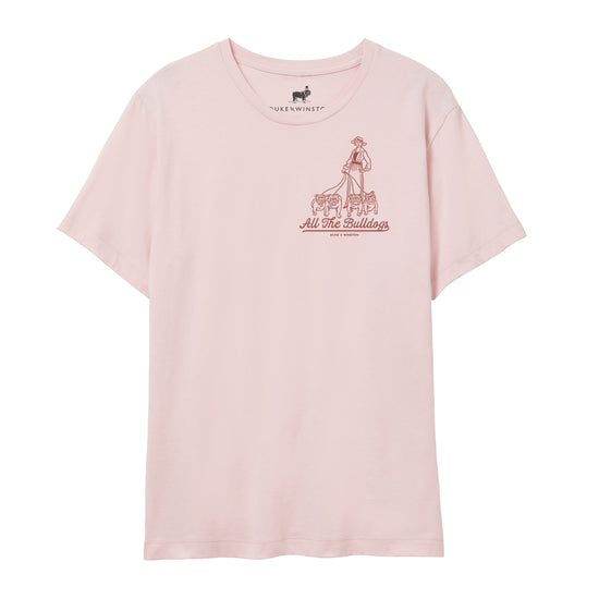 All The Bulldogs Gentlewoman Tee (Pink)