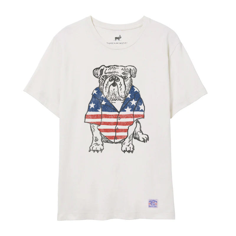 USA Bulldog Tee (Vintage White)