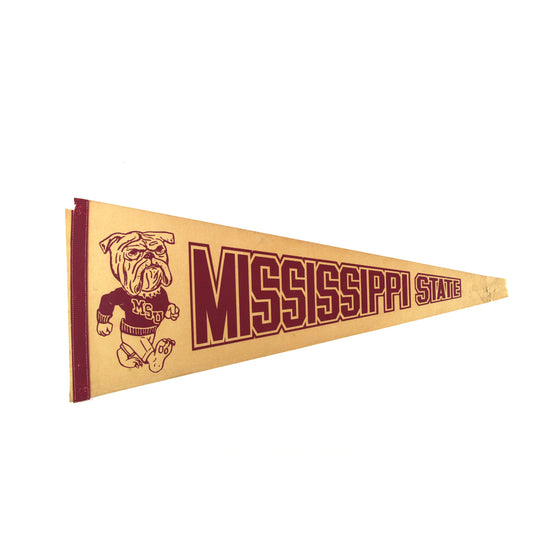 Vintage Mississippi State Bulldogs Pennant - SOLD