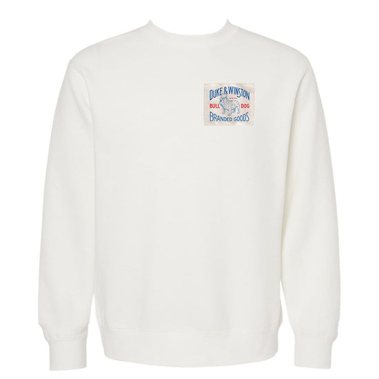 Bulldog Brand Sweatshirt (White)