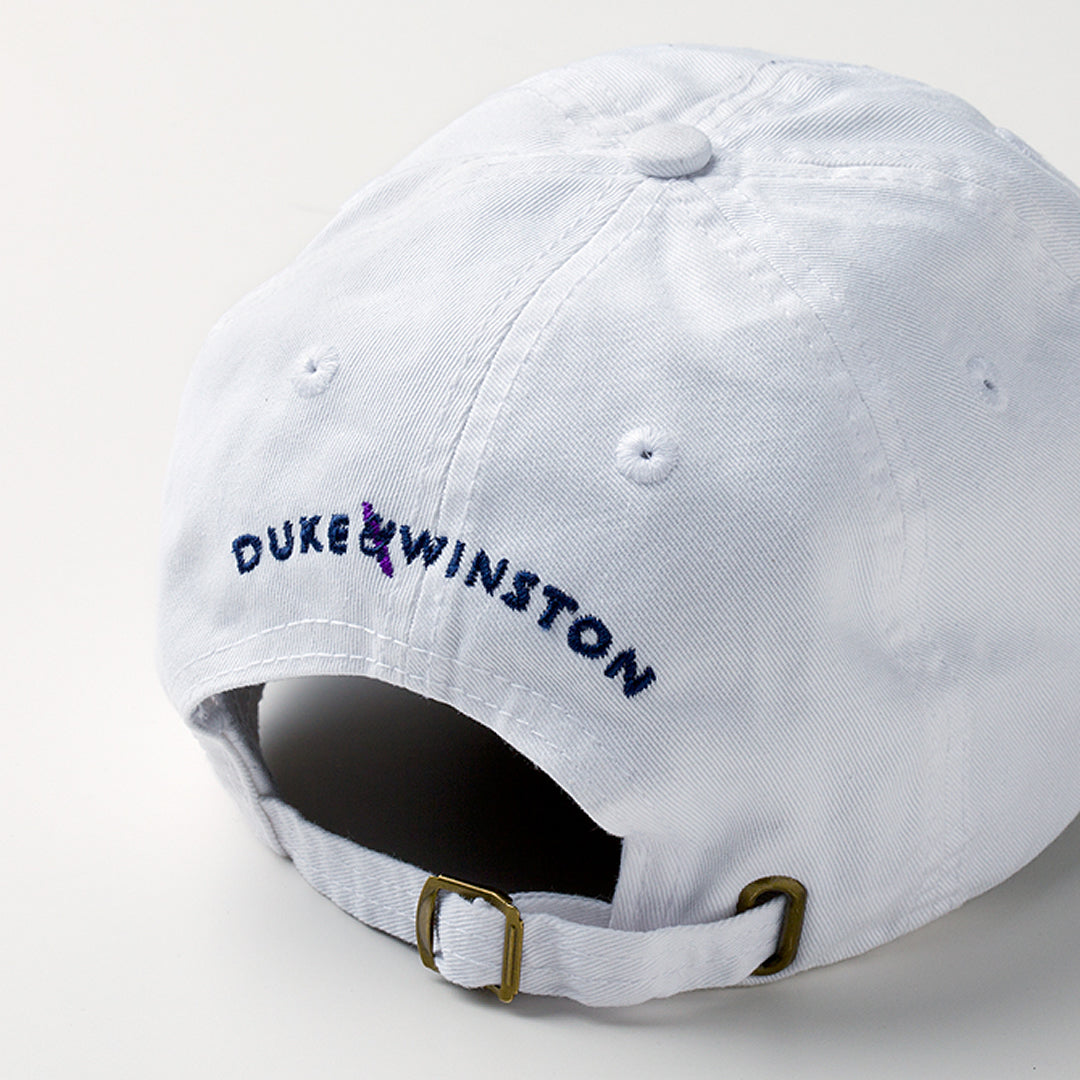 Crouching Bulldog Hat (White)