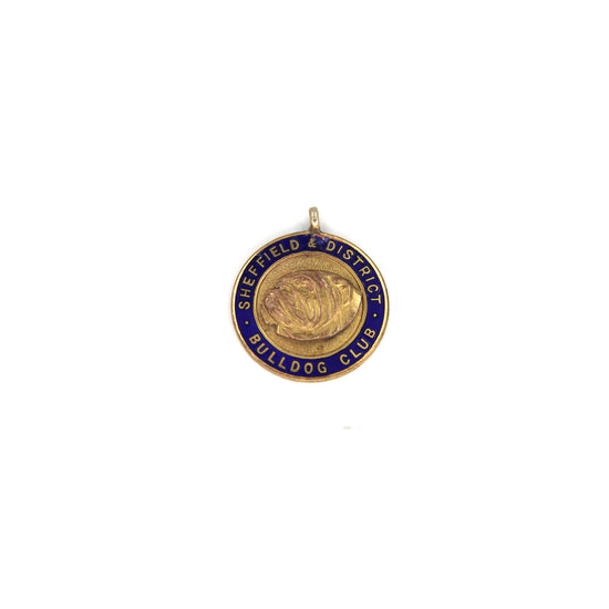 Load image into Gallery viewer, Sheffield &amp;amp; District Bulldog Club Brass Medalliion
