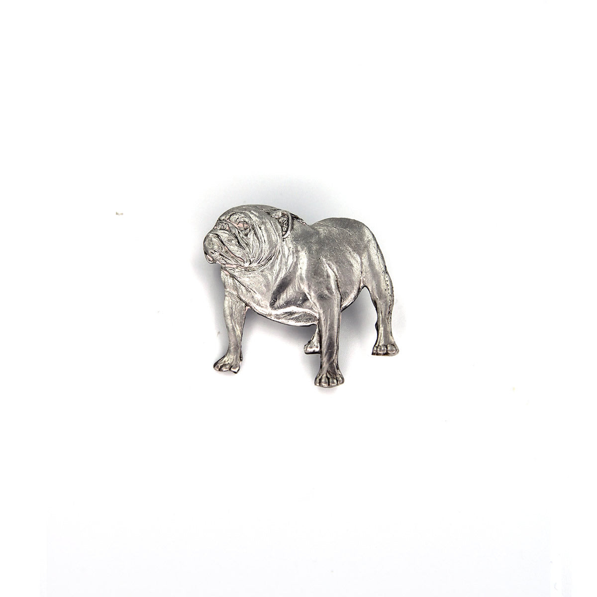 Vintage Kenart Bulldog Badge (Solid Silver)