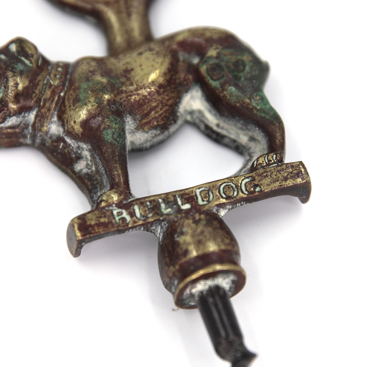 Vintage Brass Bulldog Corkscrew 2