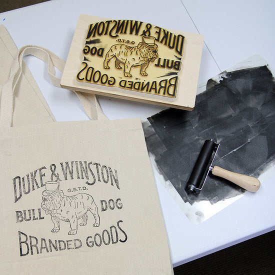 D&W Bulldog Brand Tote (Hand Stamped)