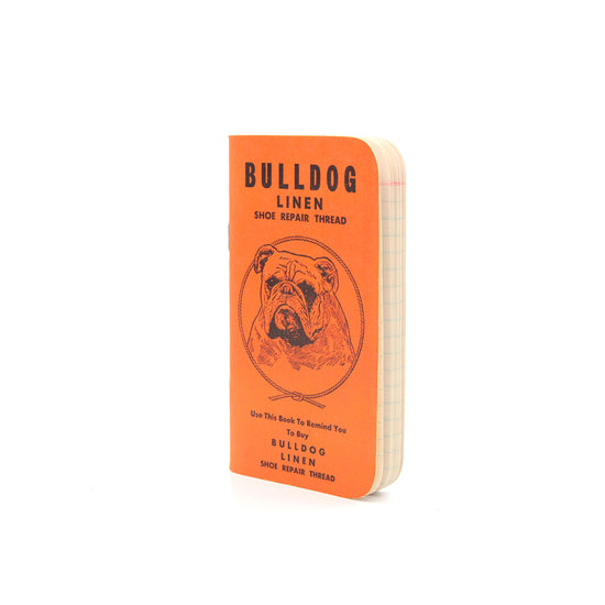 Vintage Bulldog Linen Thread Notebook (1959)