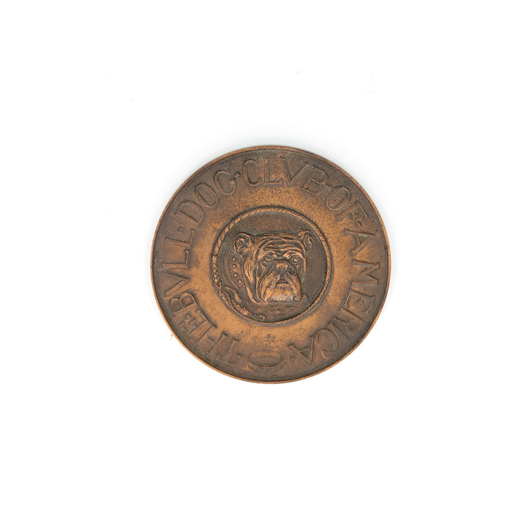 Large Bulldog Club of America Medallion (Awarded 1924)