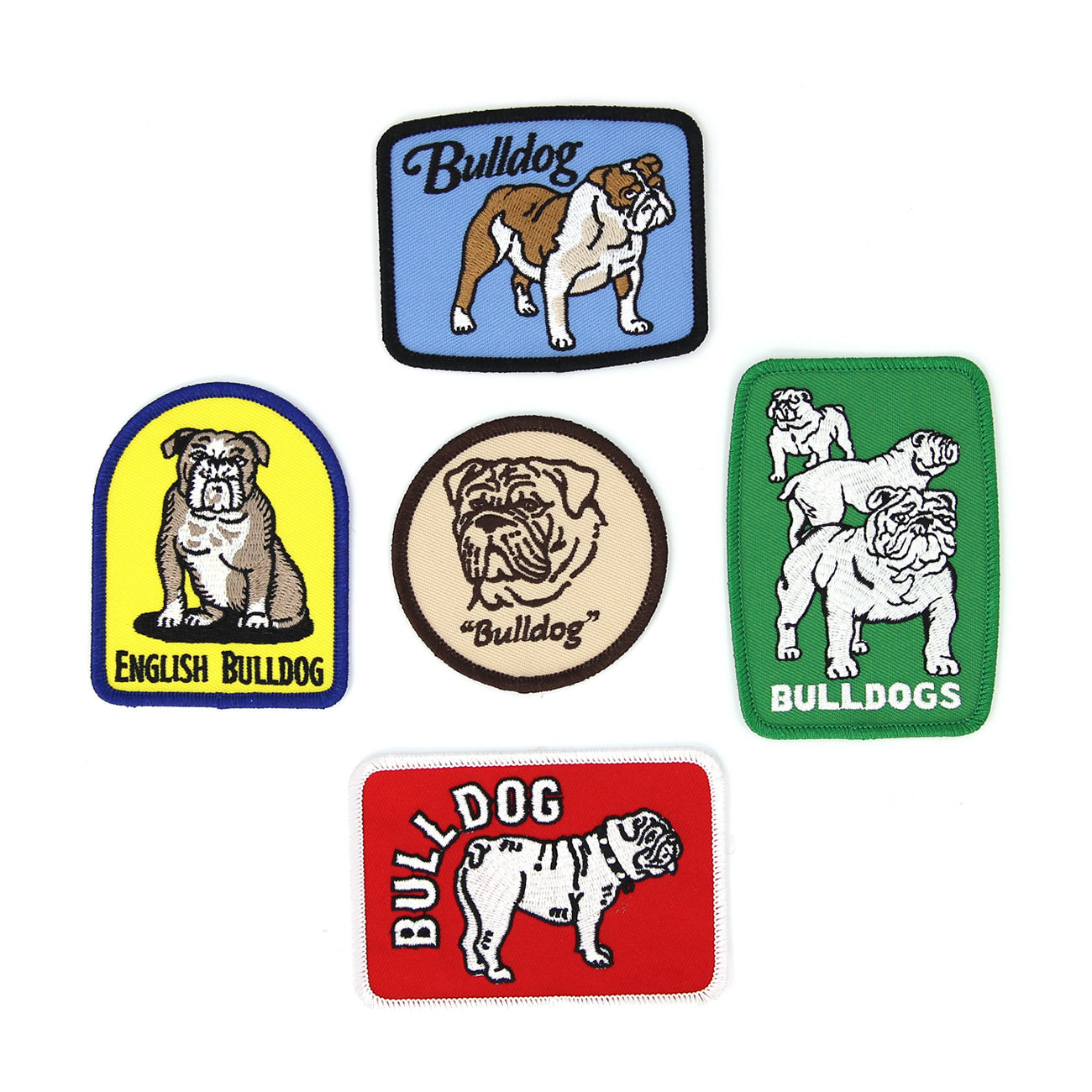 Bulldog Woven Patch Collection