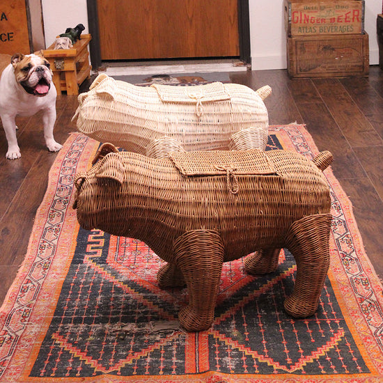 Sir Winston Wicker Bulldog (Chestnut)