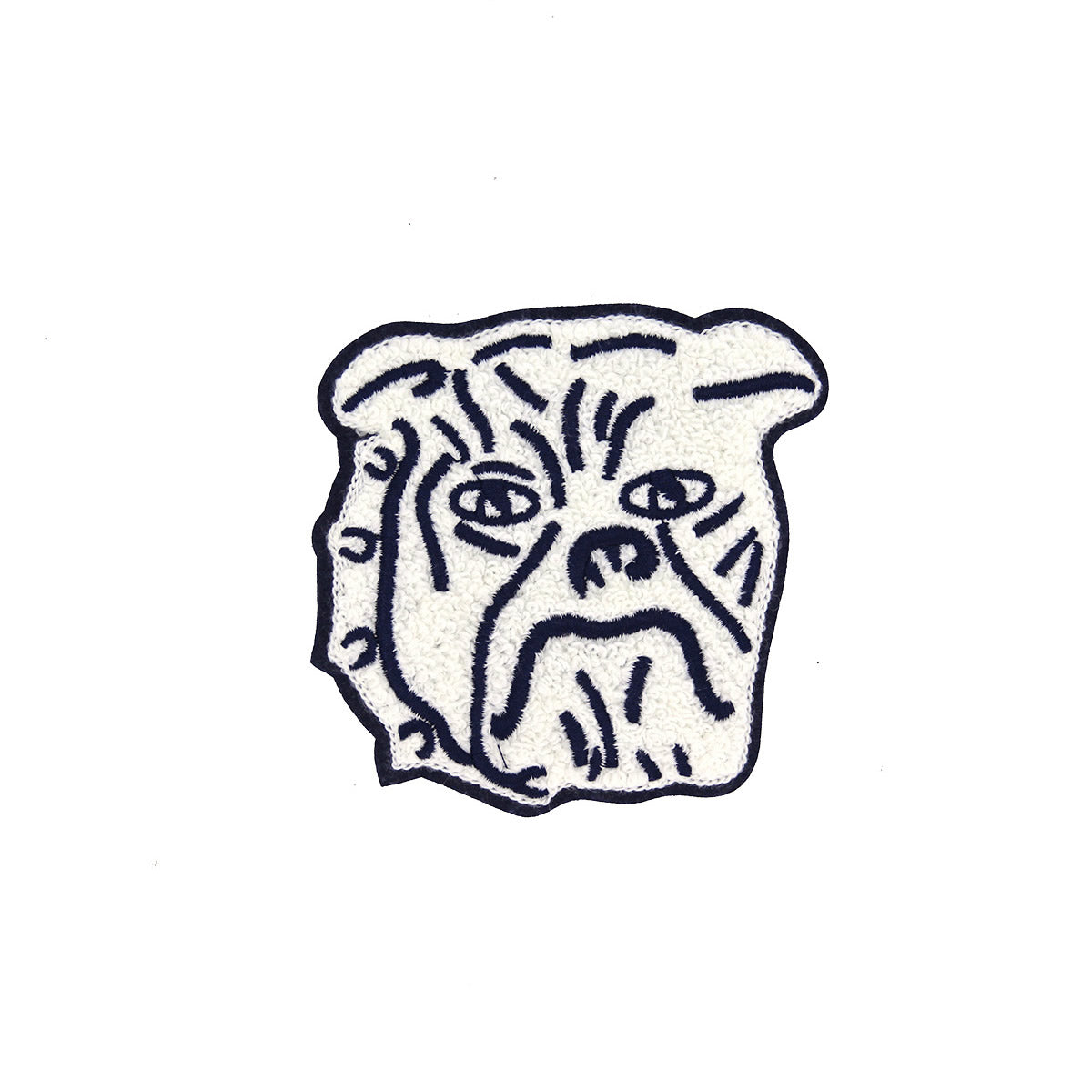 Vintage Bulldog Mascot Patch 2