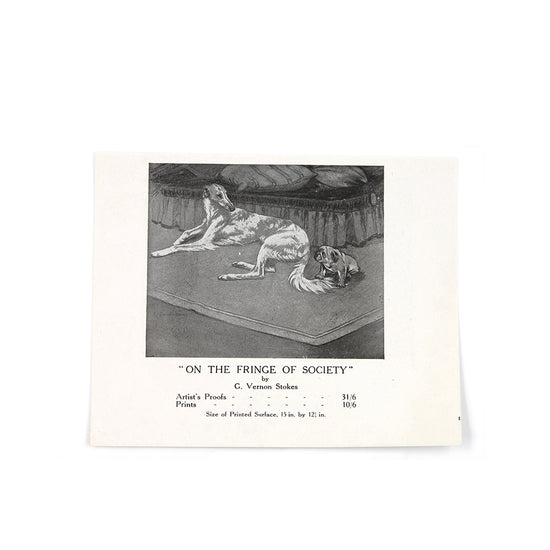 Vintage Bulldog Book Illustration 2, c.1922 - SOLD