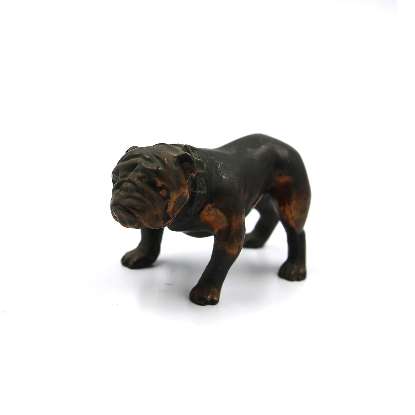 Antique Bronze English Bulldog Figure