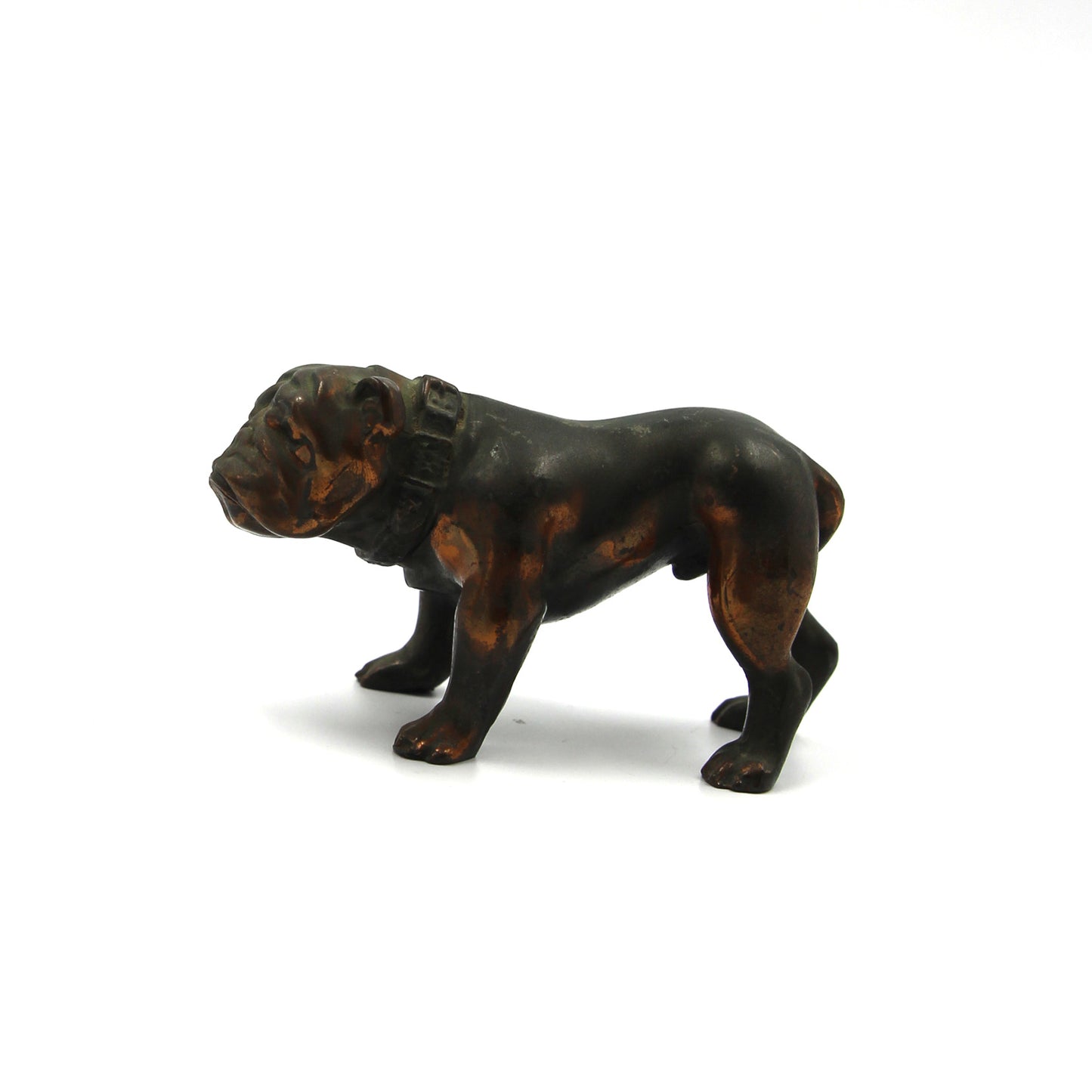 Antique Bronze English Bulldog Figure