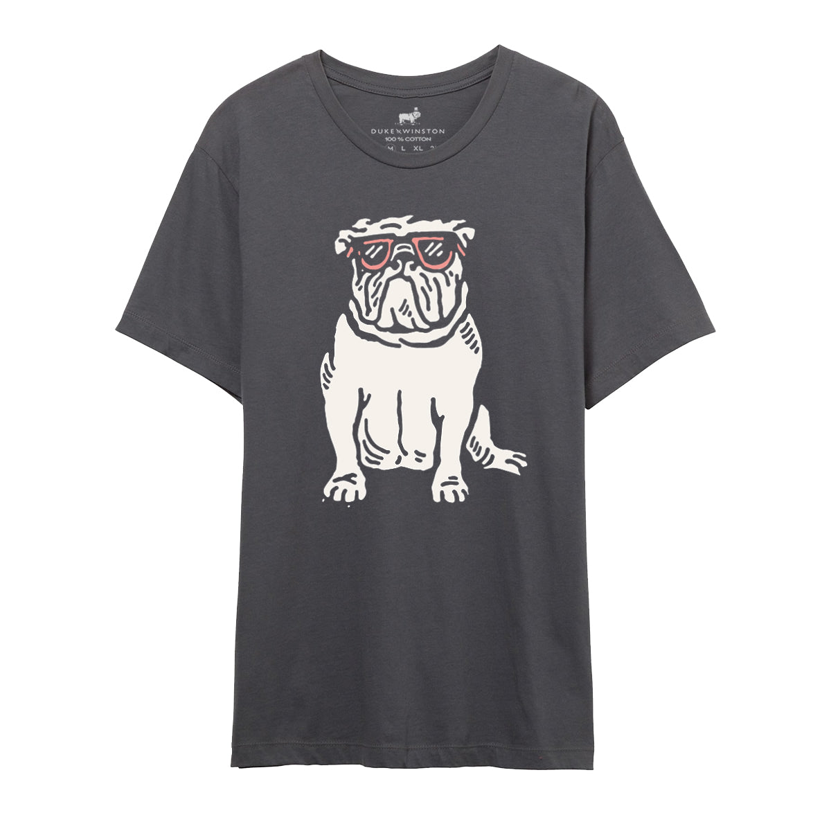 Load image into Gallery viewer, Relaxed Bulldog Tee (Asphalt)
