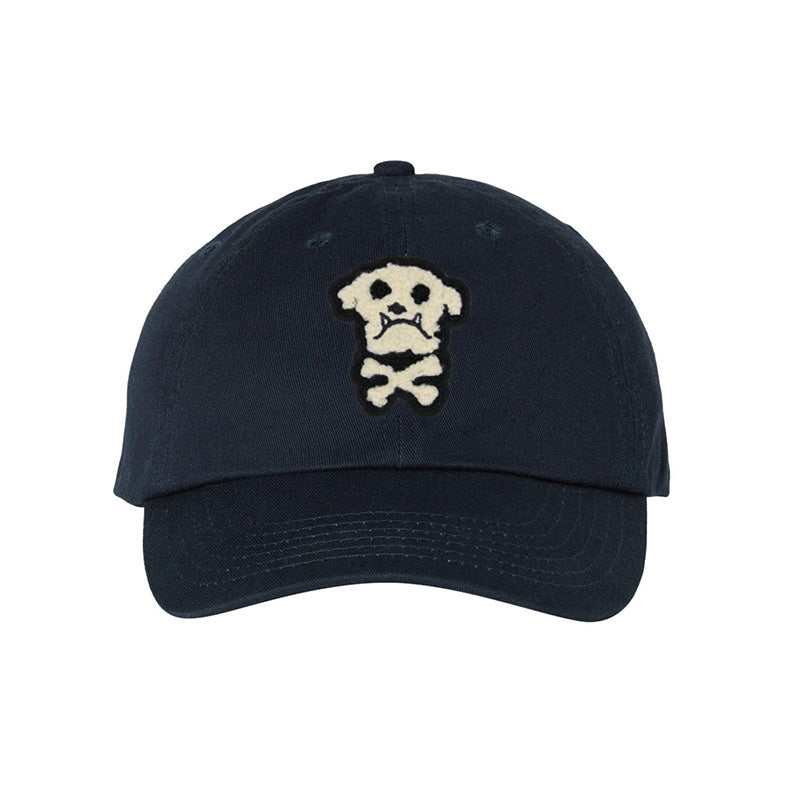 Bulldog & Bones Patch Hat (Navy)