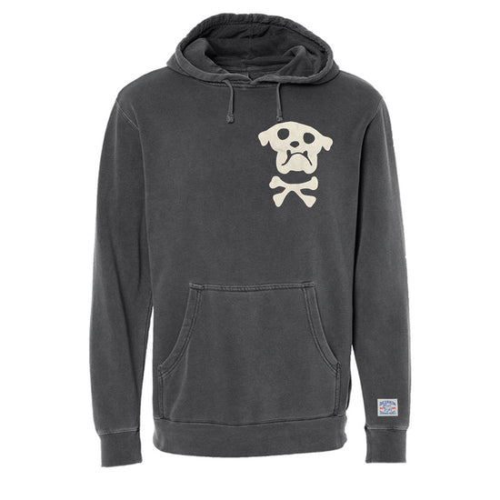 Bulldog & Bones Patch Hoodie (Pigment Black)