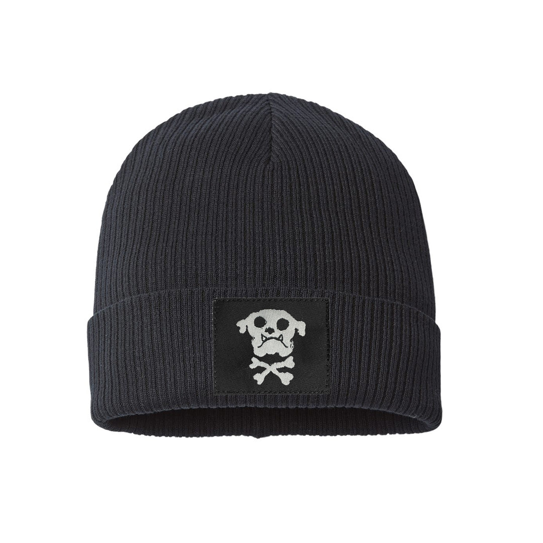 Bulldog & Bones Beanie (Black)