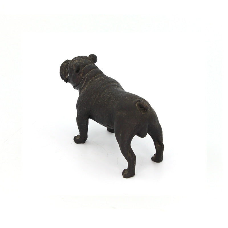 Vintage Bronze Bulldog Sculpture