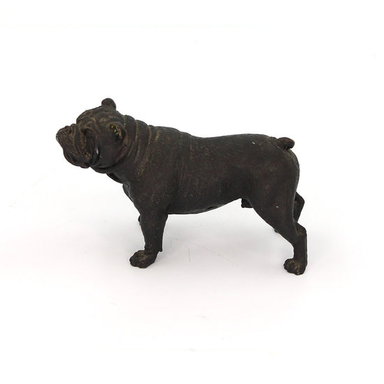 Vintage Bronze Bulldog Sculpture