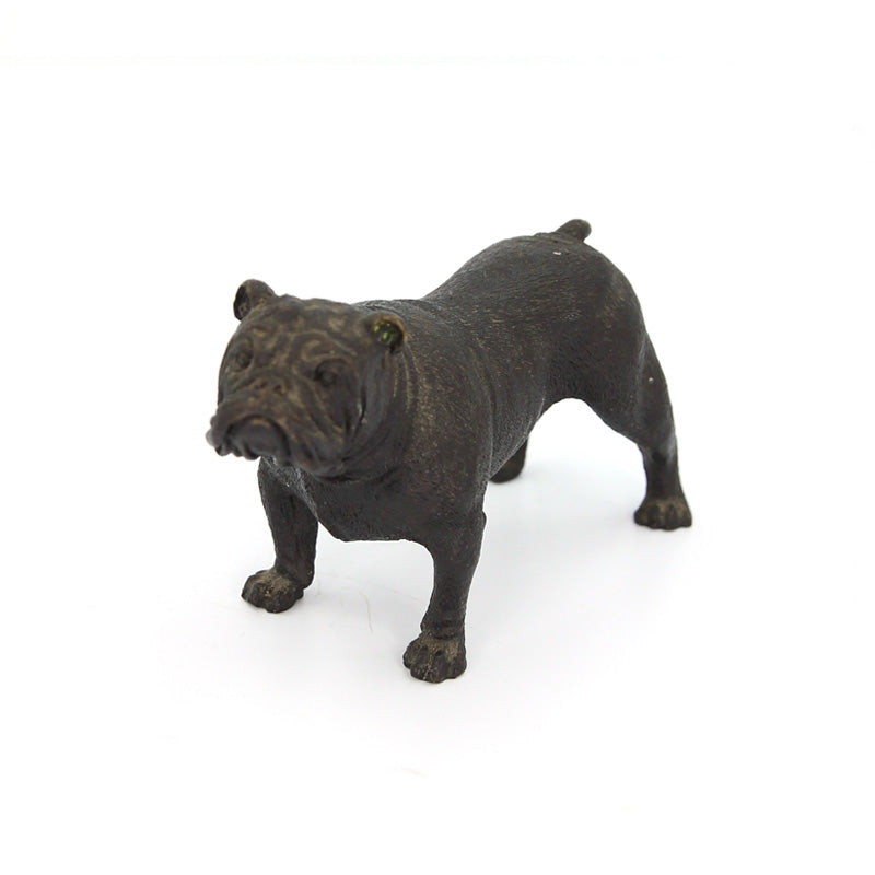 Vintage Bronze Bulldog Sculpture