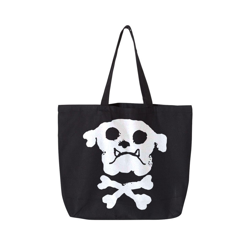 Bulldog & Bones Tote Bag (Black)