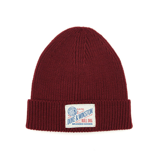 Bulldog Brand Beanie (Burgundy)