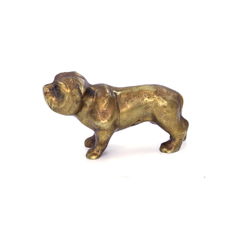 Vintage Brass Bulldog Paperweight - SOLD