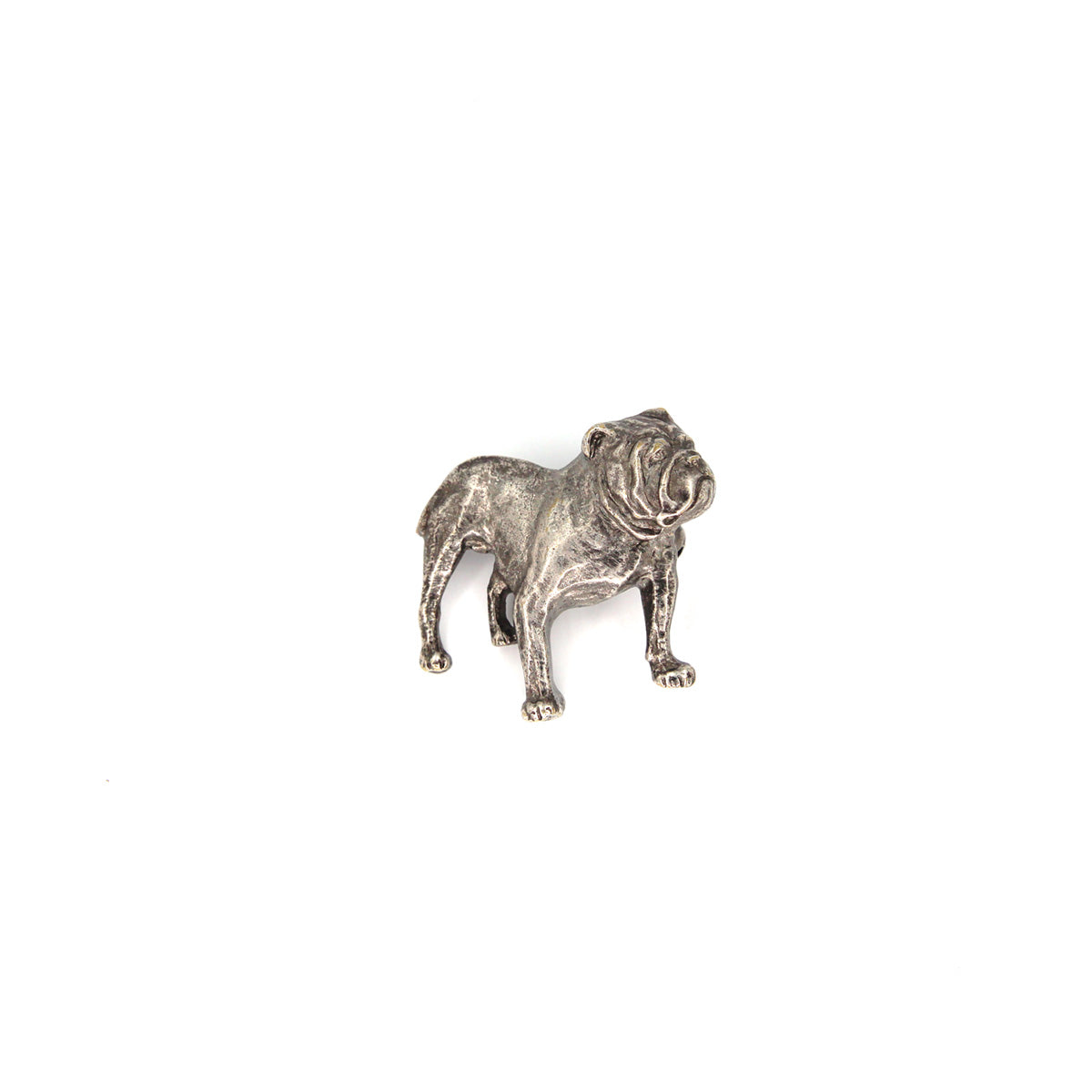 Bulldog Brooch (Antique Brass/Silver)