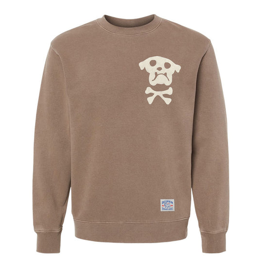 Bulldog & Bones Patch Sweatshirt (Pigment Clay)