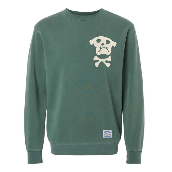 Bulldog & Bones Patch Sweatshirt (Pigment Green)