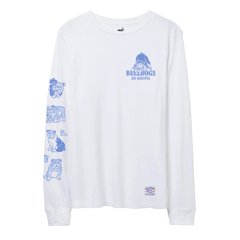 Bulldogs Are Beautiful Long Sleeve (White)