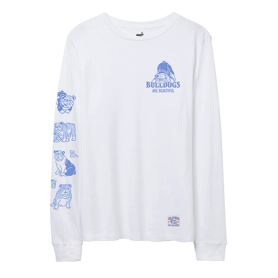 Bulldogs Are Beautiful Long Sleeve (White)