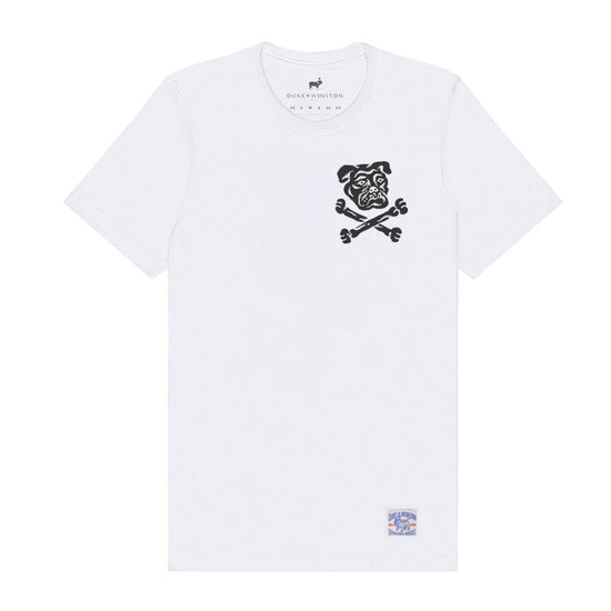 Bulldog & Bones Tee (White)