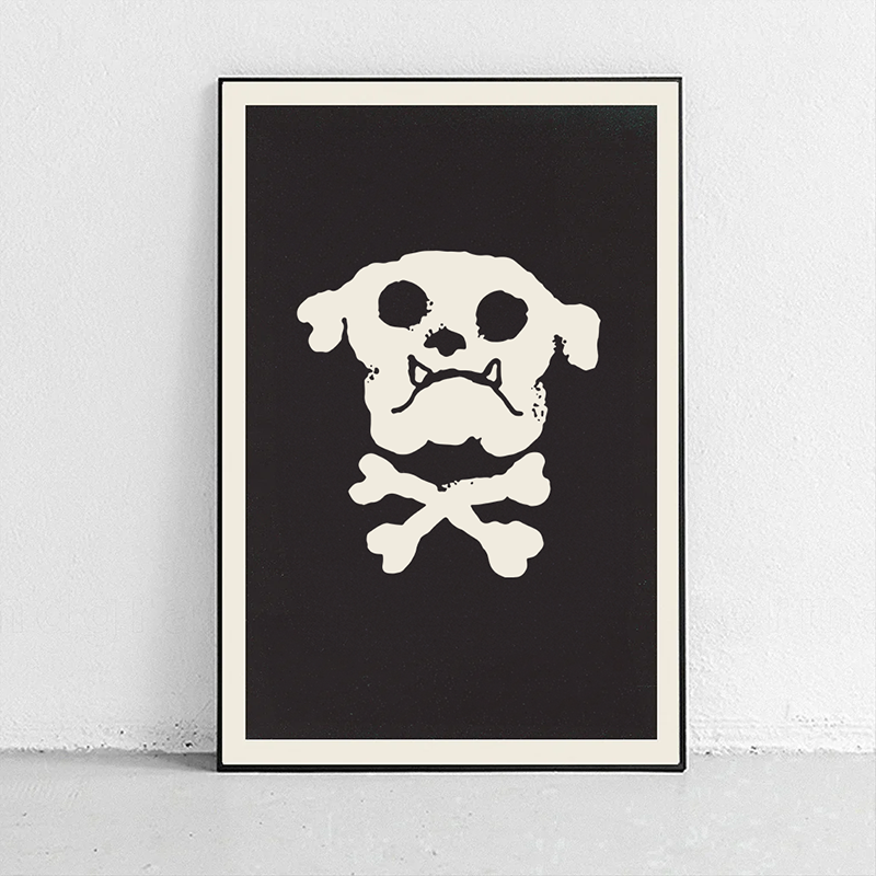 Bulldog & Bones Poster