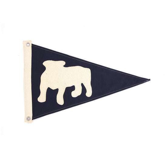 Bulldog Canvas Pennant (Navy)