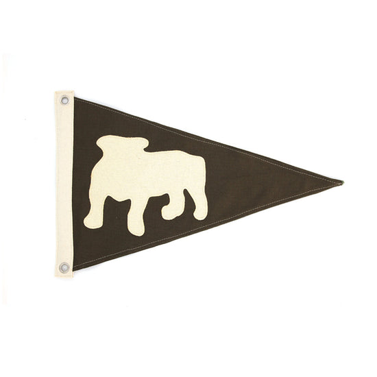 Bulldog Canvas Pennant (Olive)