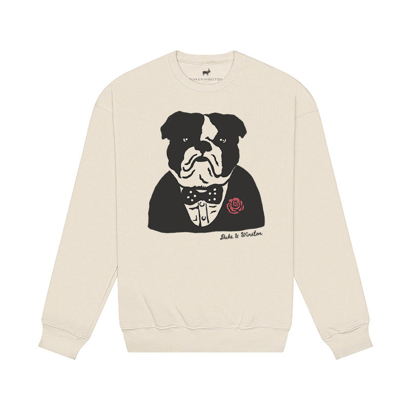 Churchill Bulldog Sweatshirt (Heather Dust)
