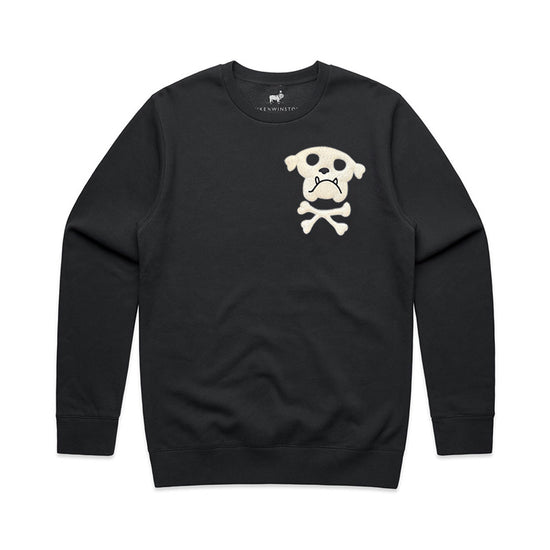 Bulldog & Bones Patch Sweatshirt (Dark Grey)