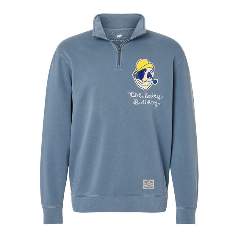Salty Bulldog Quarter Zip (Blue Jean)