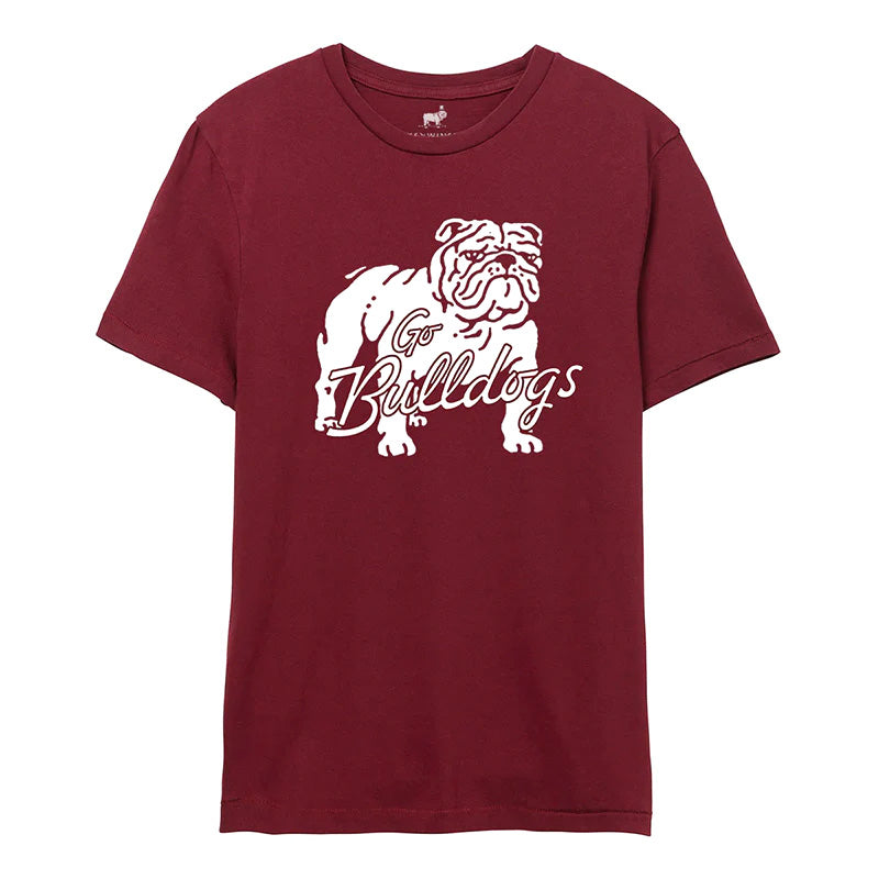 Go Bulldogs Tee (Cardinal)