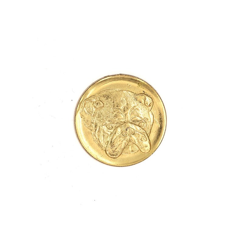 Gold Bulldog Coin - SOLD